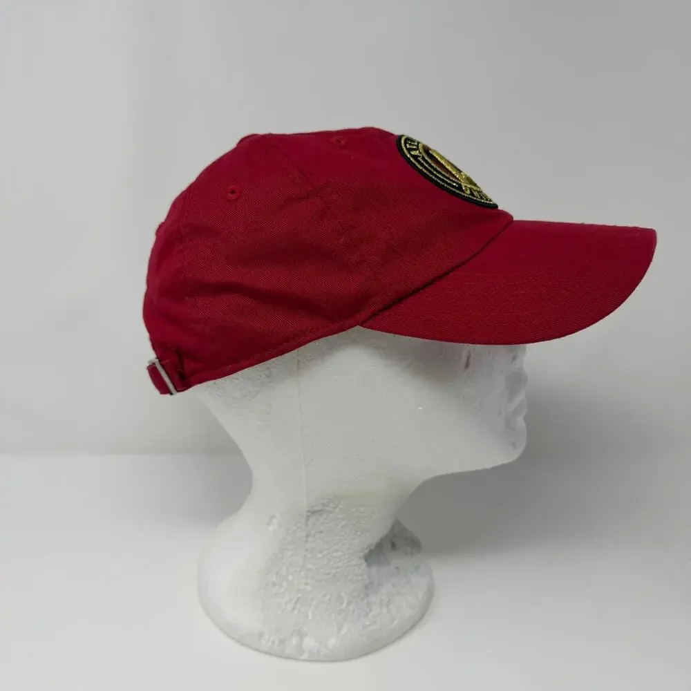 Adidas Atlanta United FC Youth Girls Adjustable Hat Red